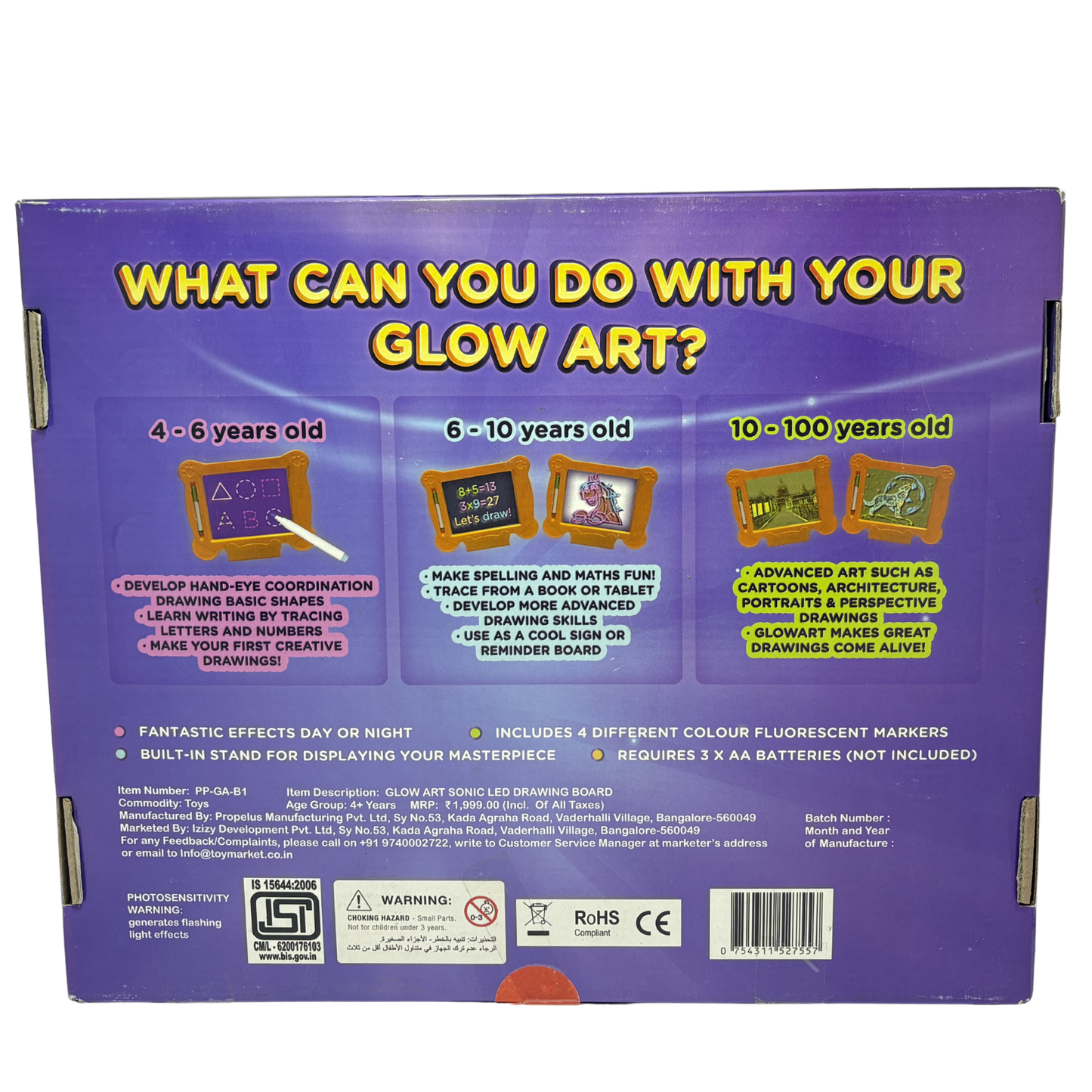 GLOW ART DRAWING BOARD BIG
