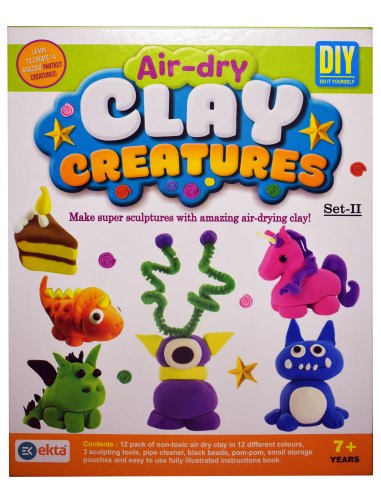 EKTA-AIR DRY CLAY CREATURES SET-2