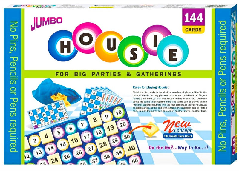 HOUSIE JUMBO 144 CARDS TOYMATE