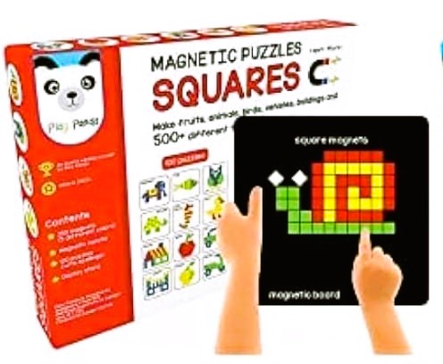 MAGNETIC SQUARES PUZZLE BIG