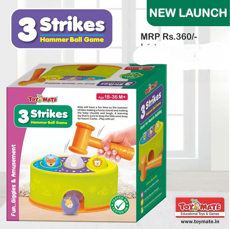 TOYMATE HAMEER BALL 3 STRIKE