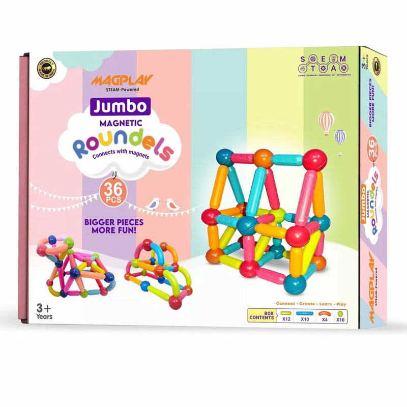 KIPA 245 JUMBO MAGNETIC ROUNDELS 36PC
