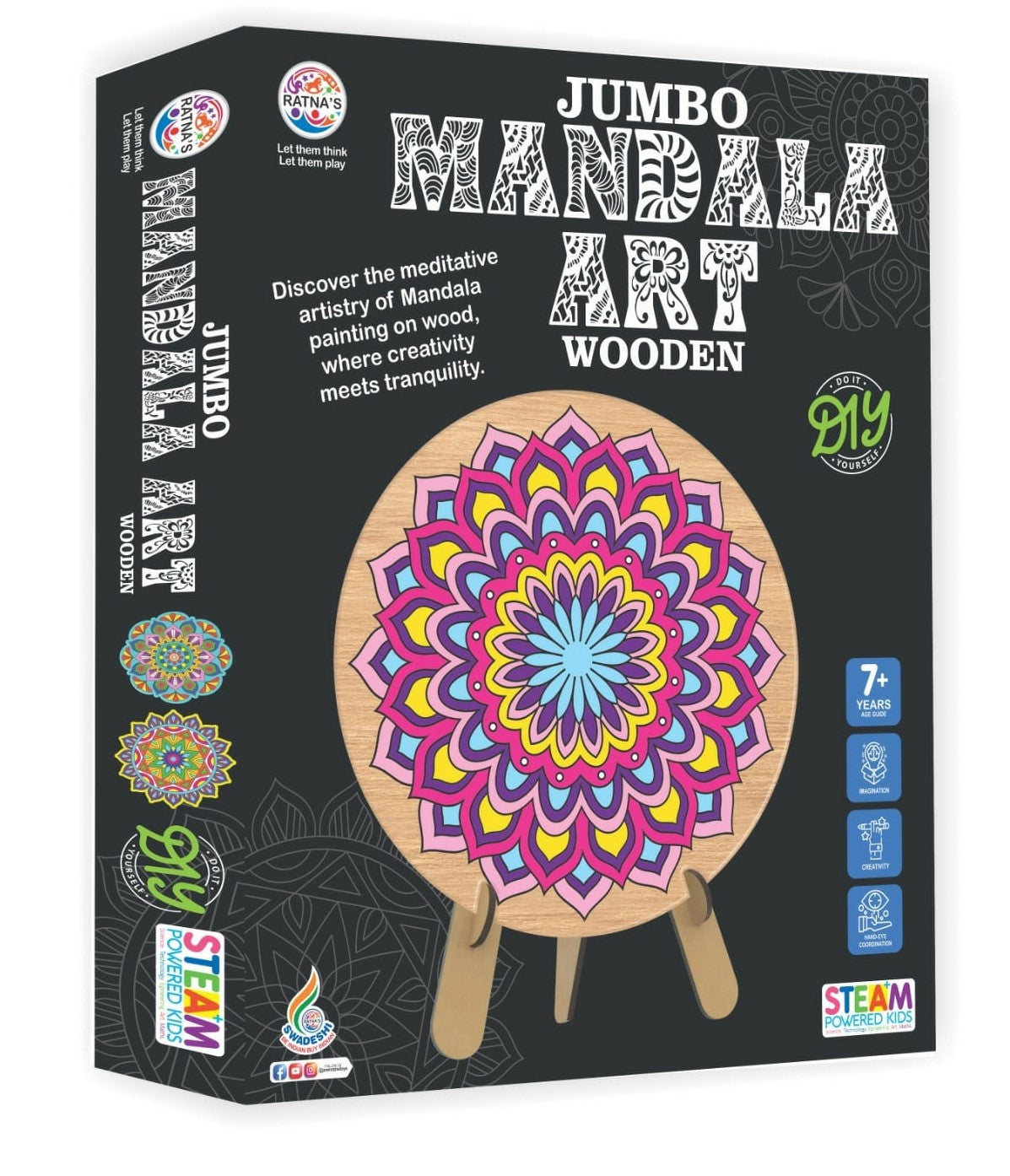 RATNA MANDALA WOODEN ART JUMBO