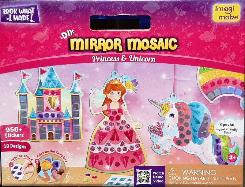 IMAGI MAKE MM01 MIRROR MOSAIC PRINCESS & UNICORN