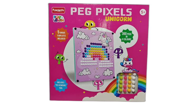 FUNSKOOL 9652200 PEG PIXELS UNICORN
