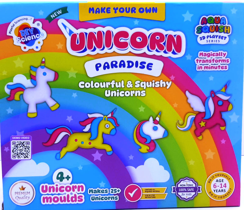 UNICORN PARADISE AQUA SQUISH FLAQS04