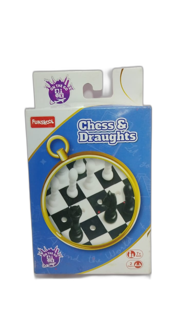 FUNSKOOL 9632100 CHESS & DRAGHTS TRAVEL
