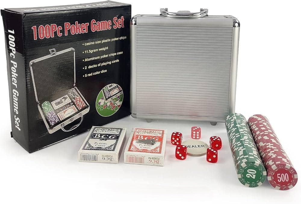 POKER SET100 CHIPS SUITCASE