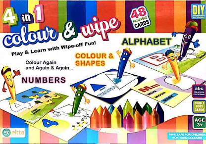 Ekta Colour & Wipe 4in1