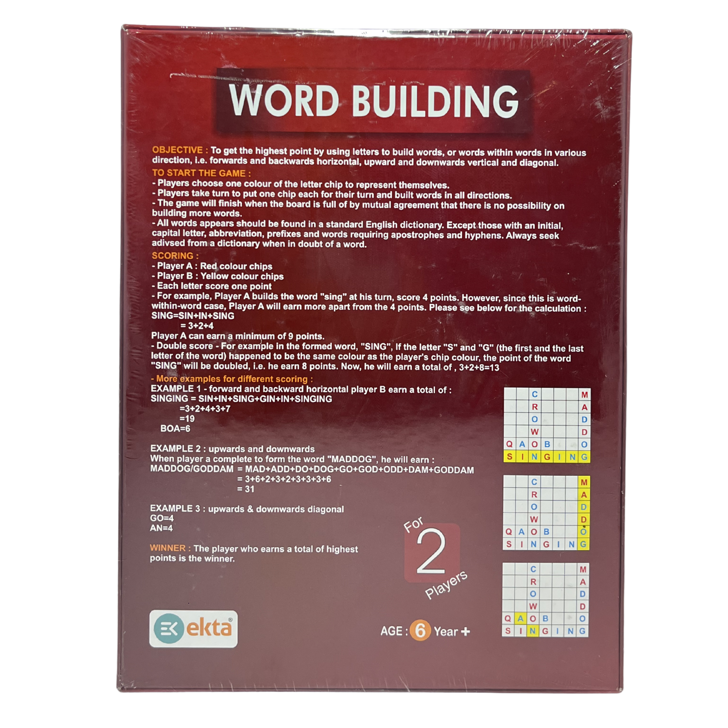 EKTA WORD BUILDING
