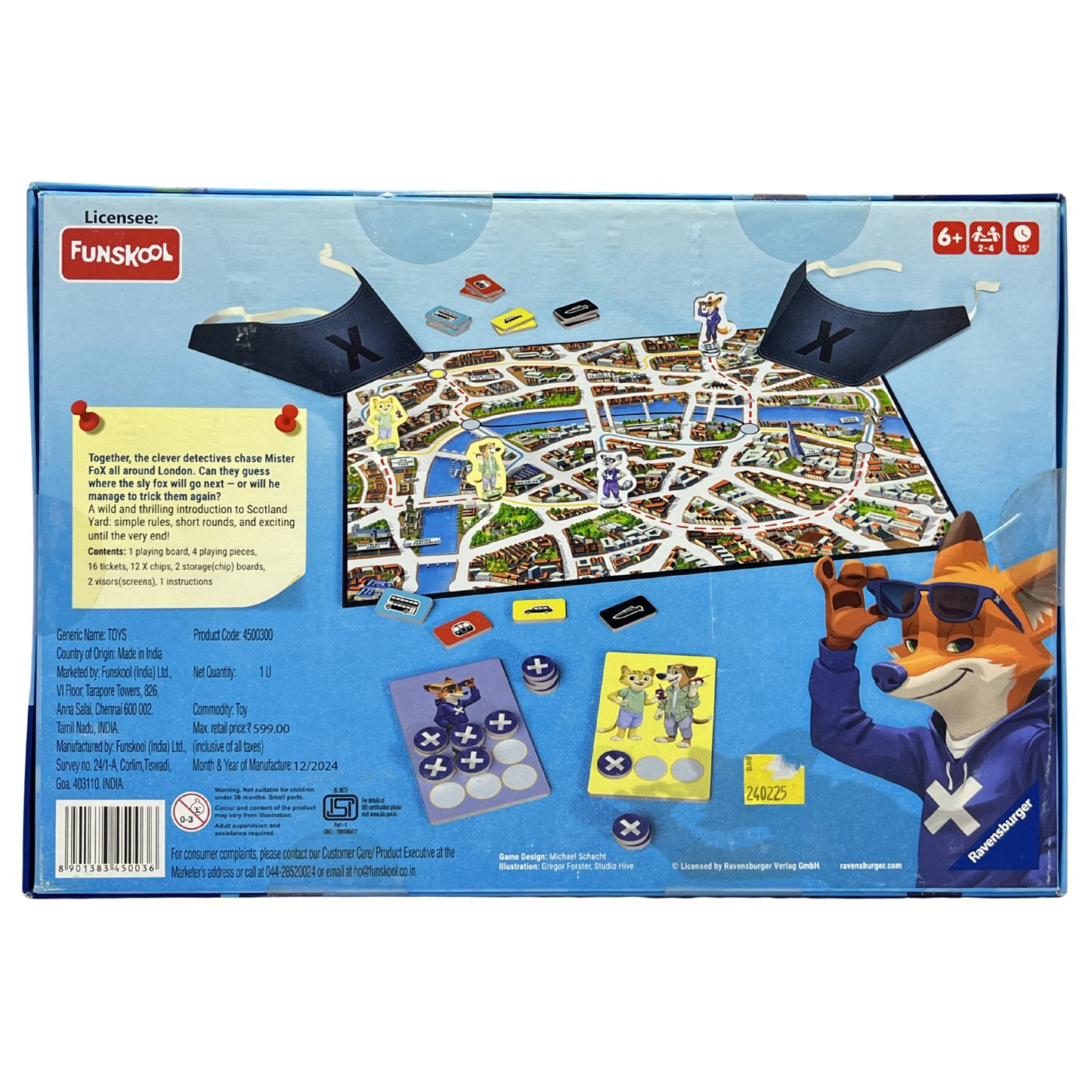 FUNSKOOL 4500300 SCOTLAND YARD JR.