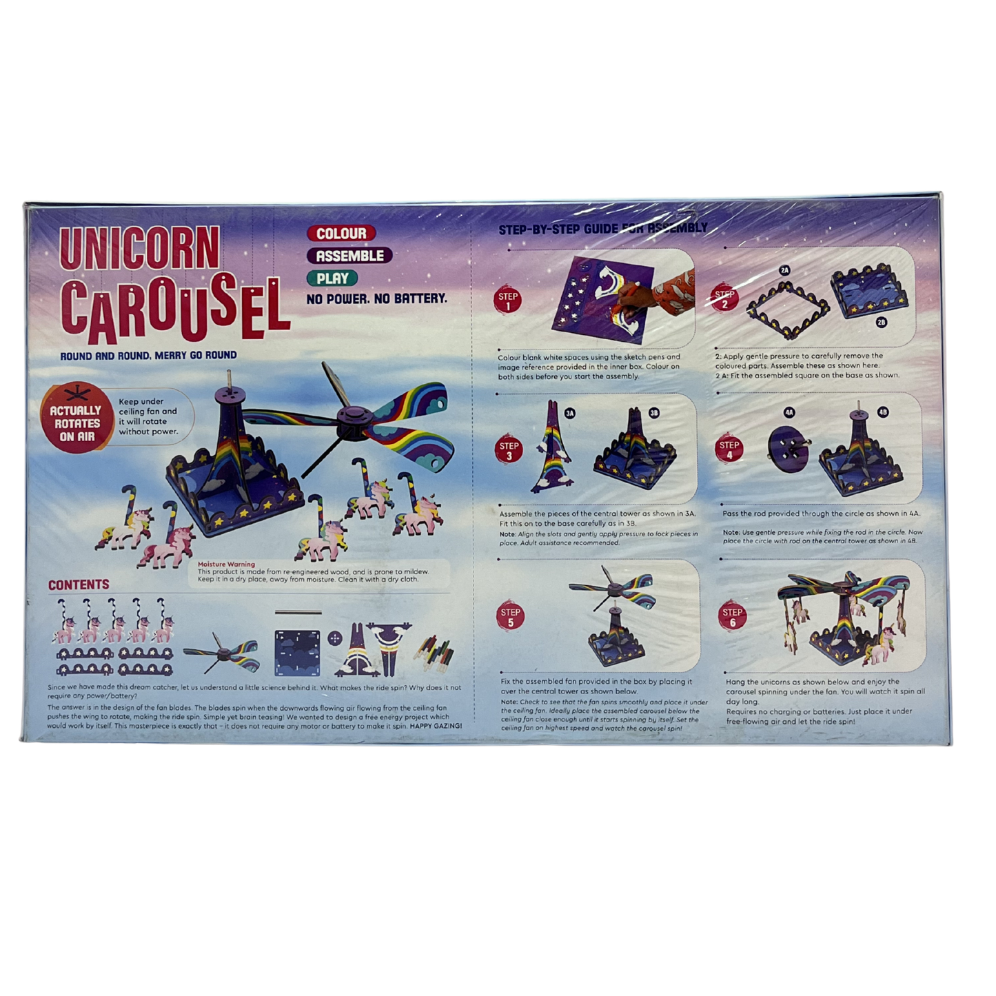 TOY BOX UNICORN CAROUSEL