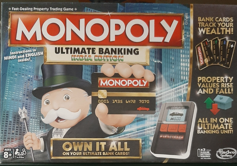 HASBRO B6677 MONOPOLY ULTIMATE BANKING INDIA EDITION