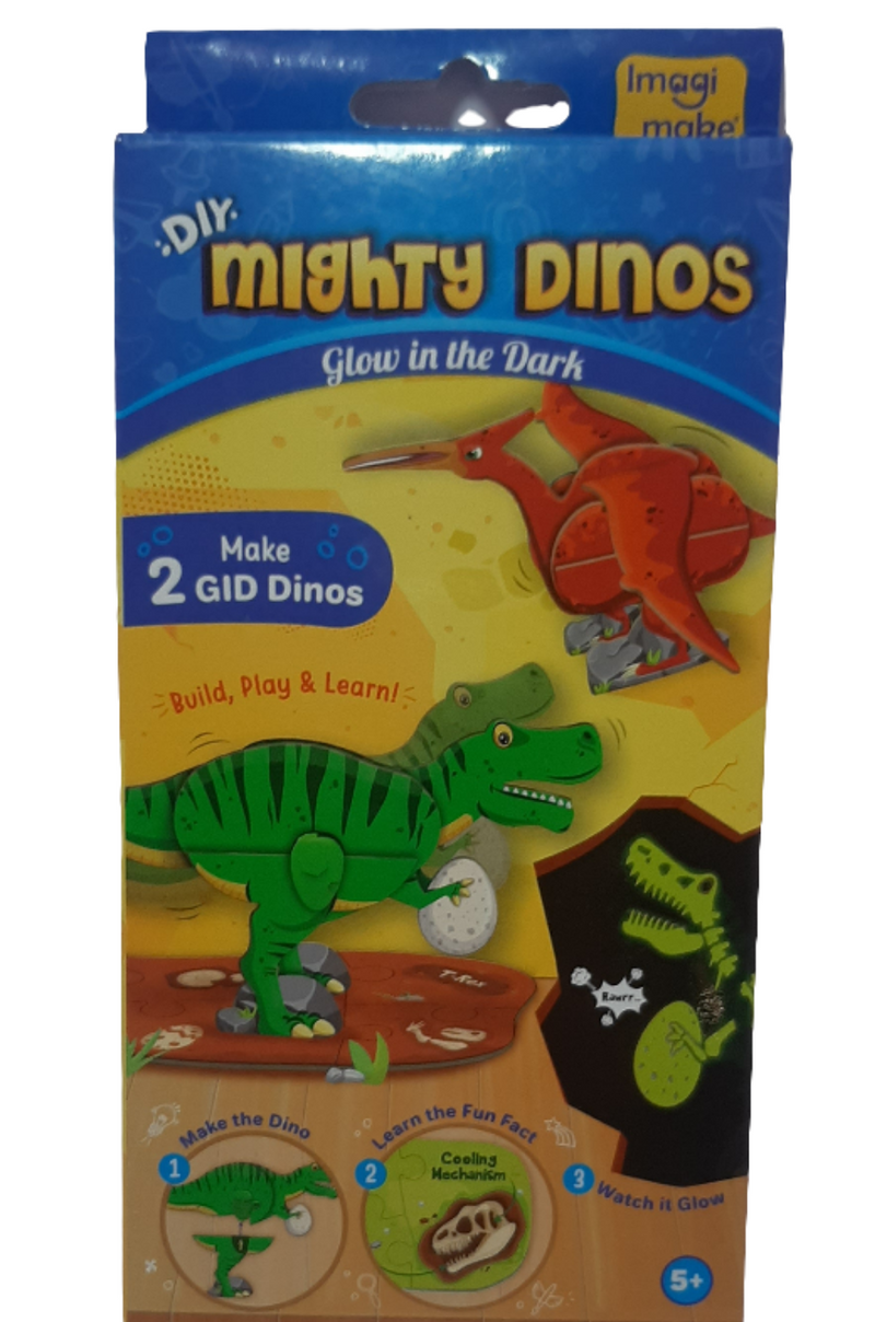 IMAGI MAKE MIGHTY DINOS GLOW INTHE DARK