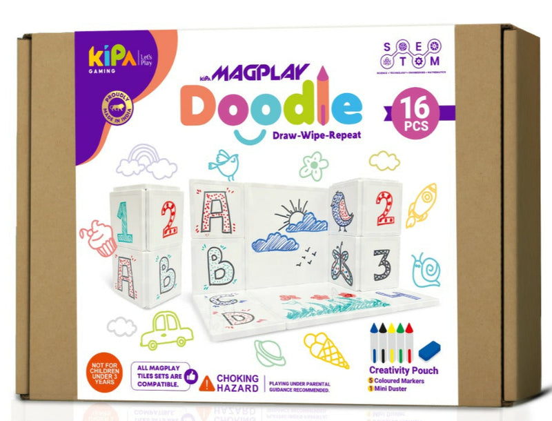 KIPA MAGPLAY 16PC DOODLE ART