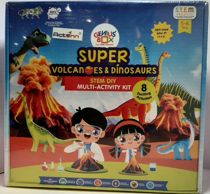 ACTONN PLAK0048 SUPER VOLCANOS & DINOSAURS