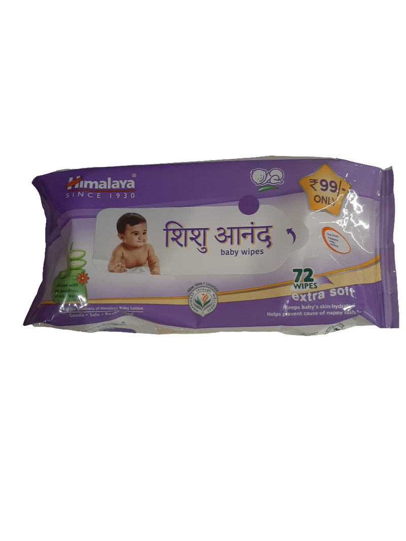 HIMALAYA WIPES 72PC