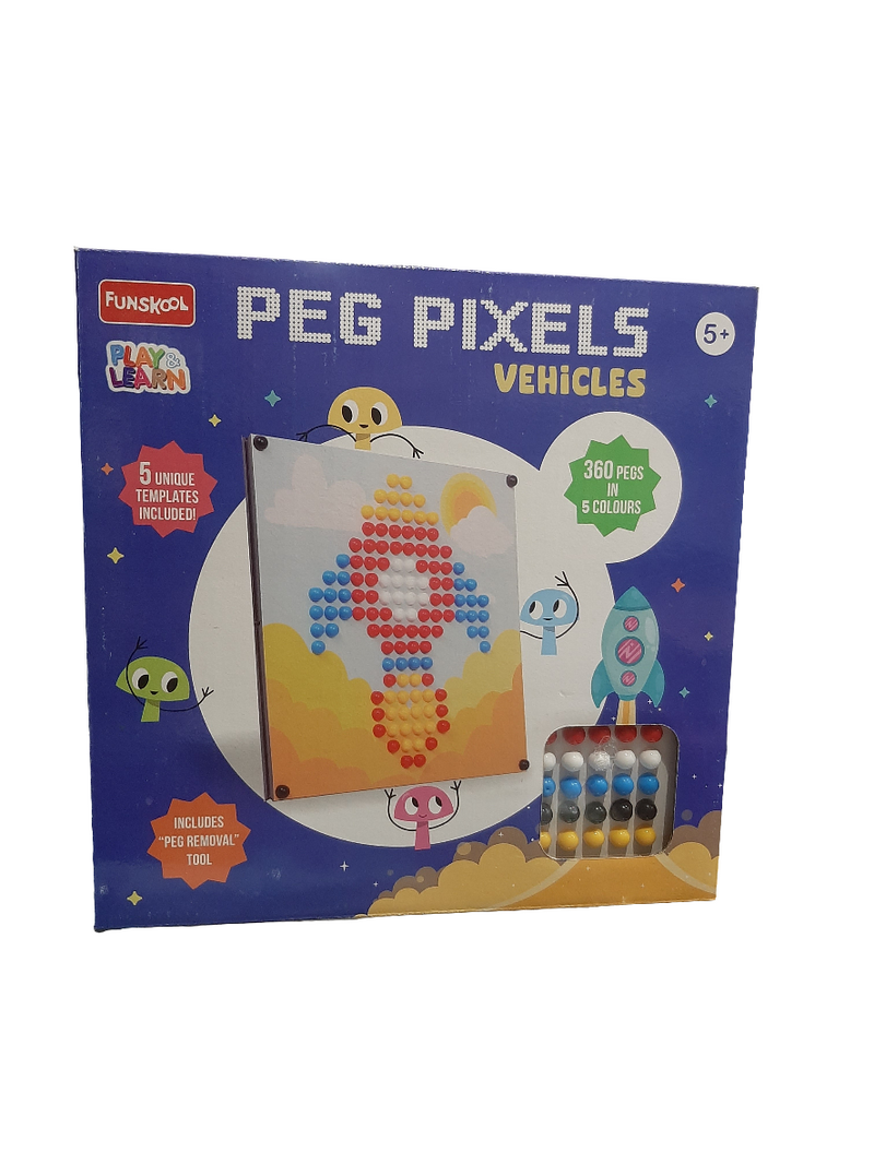 FUNSKOOL 9652100 PEG PIXELS VEHICLE