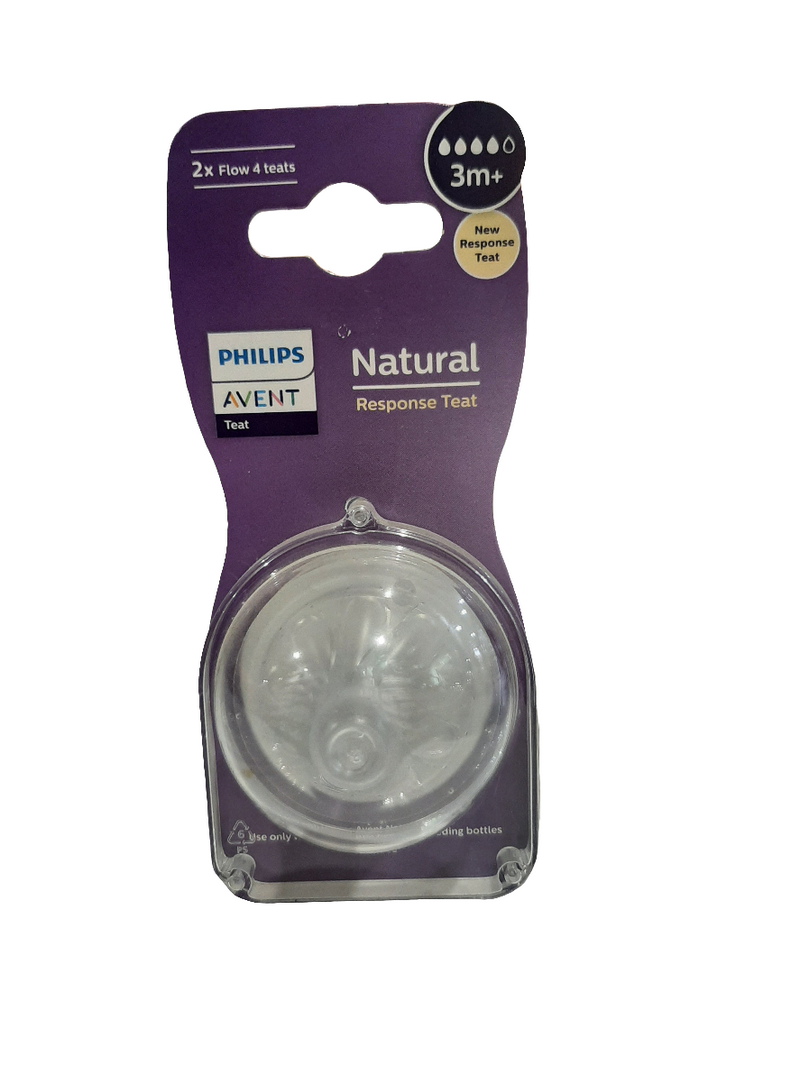 AVENT SCY964/02 NATURAL NIPPLE 3M+ 2PC