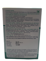 CHICCO APPLE BANANA TOOTHPASTE +BRUSH 6-6YR