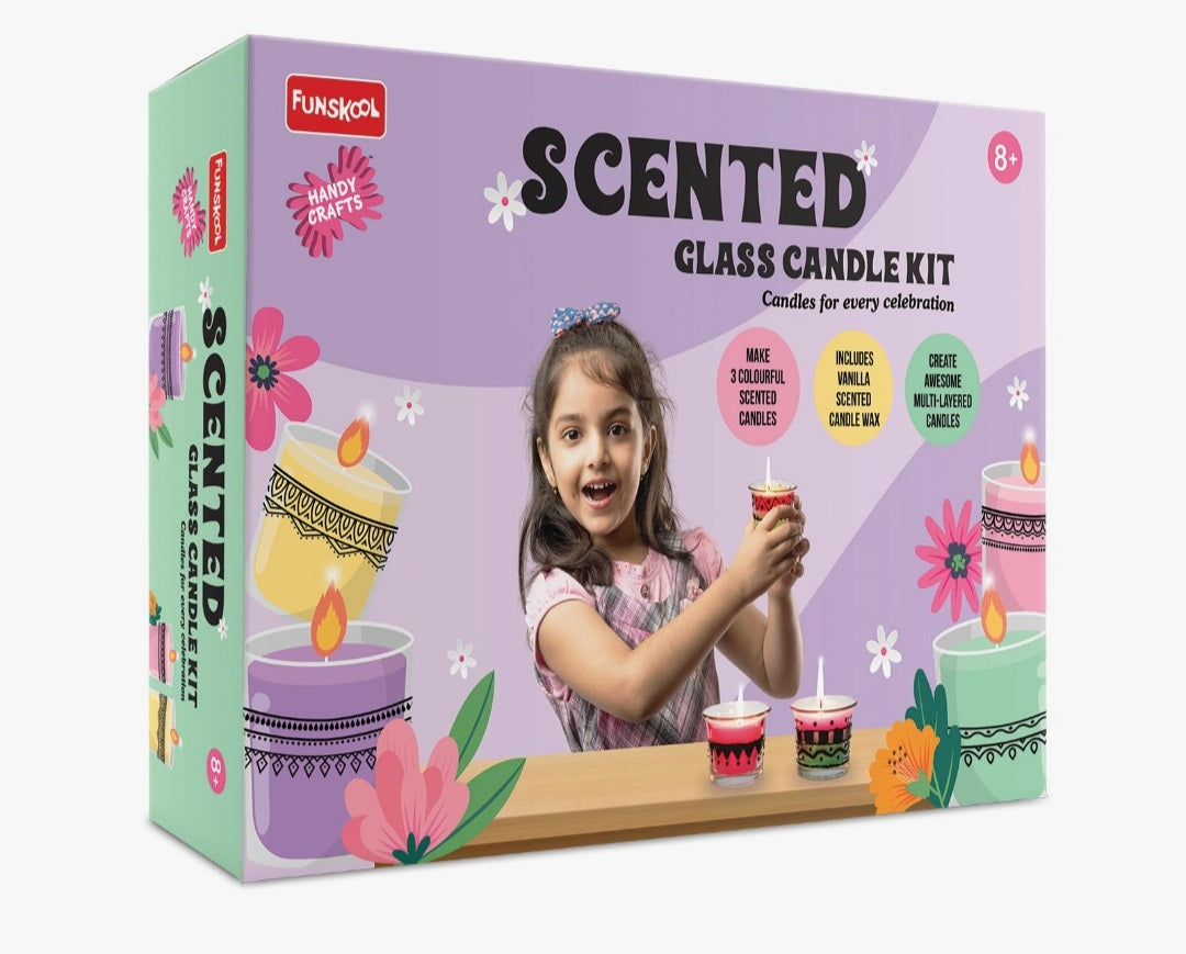 FUNSKOOL 9723300 SCENTED GLASS CANDLE KIT