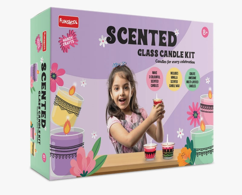 FUNSKOOL 9723300 SCENTED GLASS CANDLE KIT