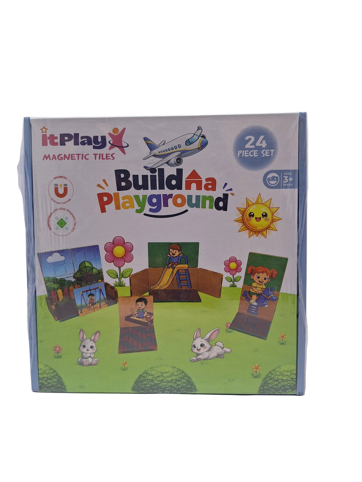 MAGNETIC TILES MT24 BUILD A PLAYGROUND
