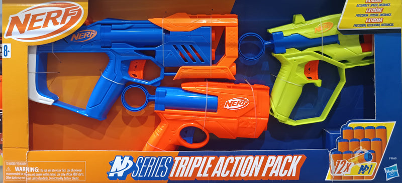 HASBRO F9840 NERF TRIPLE ACTION PACK