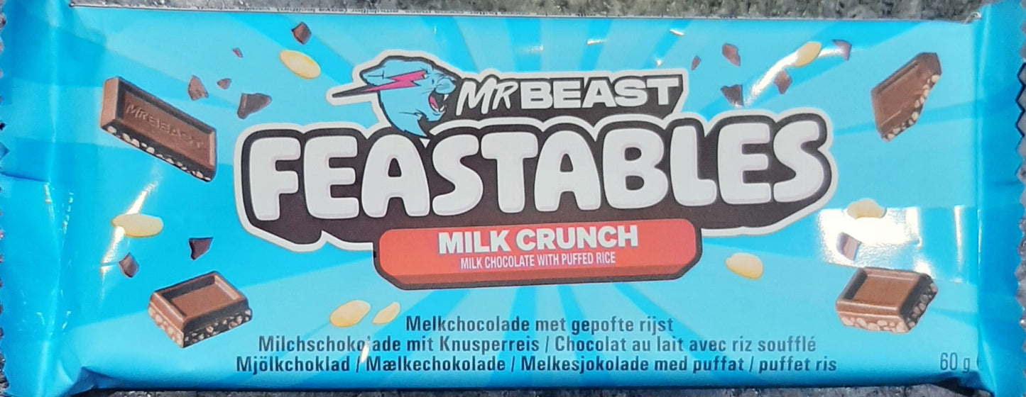 MR BEAST FEASTABLE MILK CRUNCH CHOCOLATE