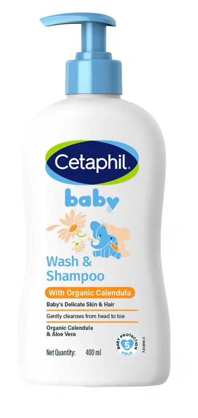 CETAPHIL WASH & SHAMPOO ORGANIC CALENDULA