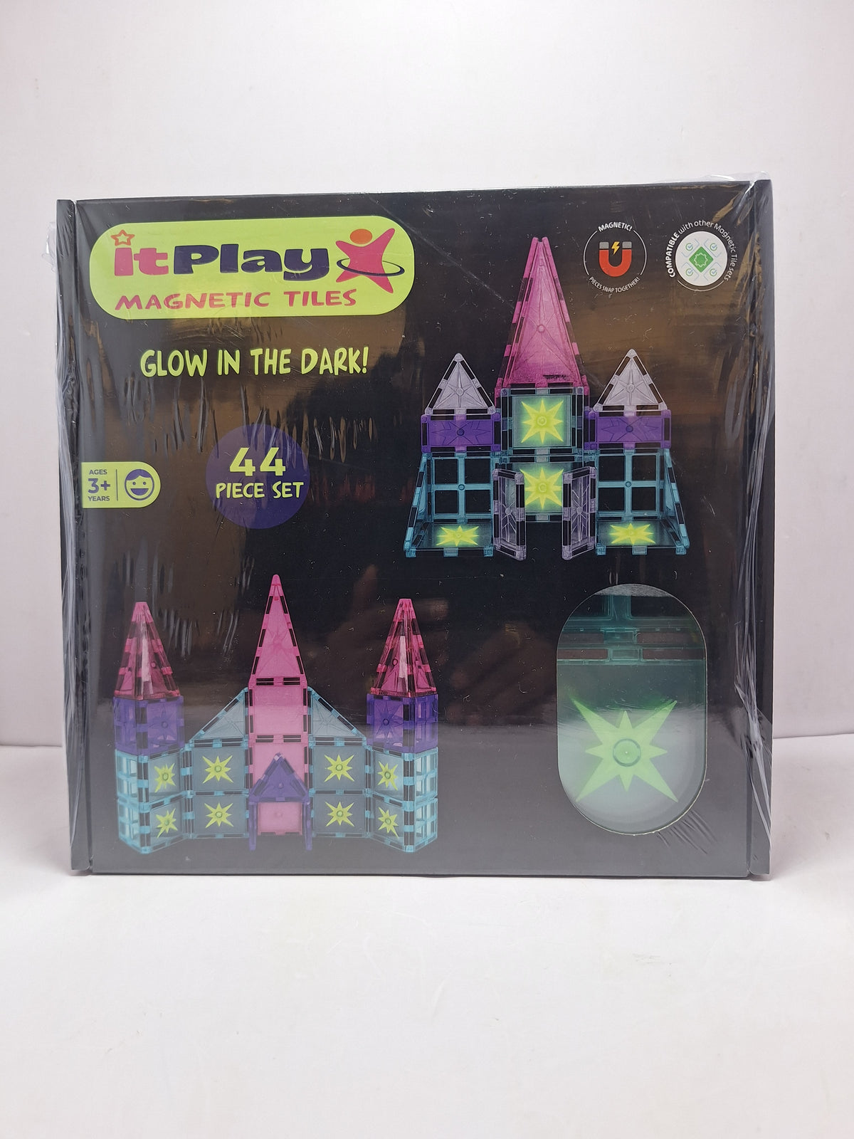 MAGNETIC TILES MT44 GLOW IN THE DARK