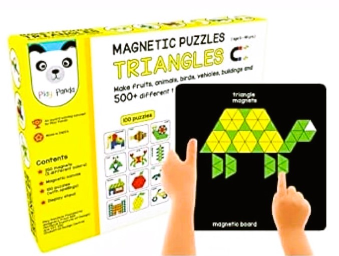 MAGNETIC TRIANGLES PUZZLE BIG