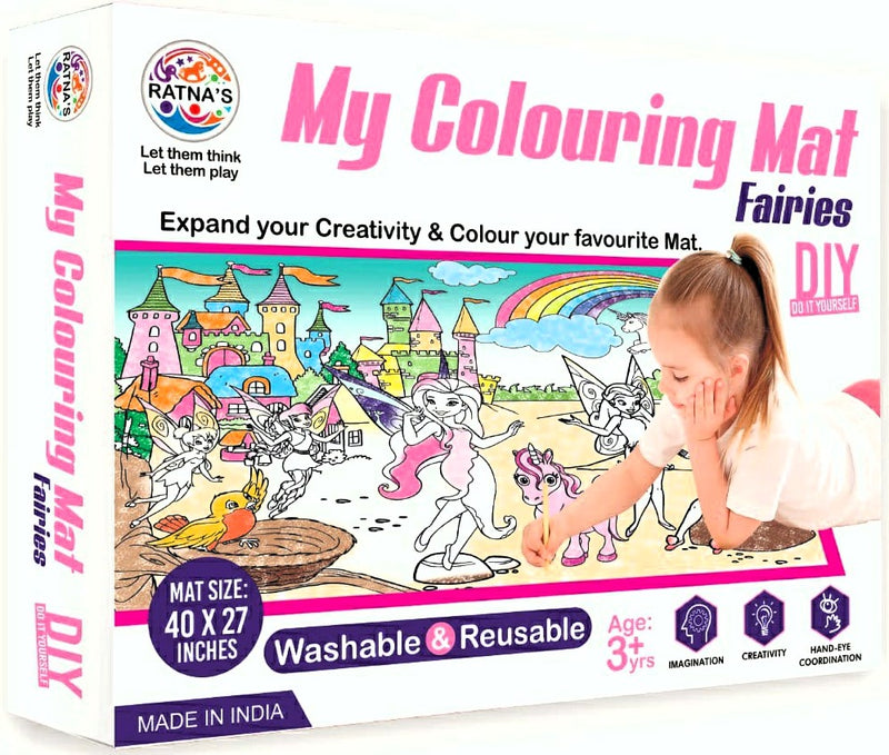 RATNA MY COLOURING MAT FAIRIES