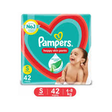 PAMPERS RED PANTS S-42