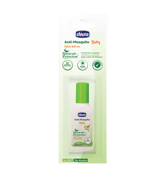 CHICCO ANTI MOSQUITO BABY FABRIC ROLL-ON