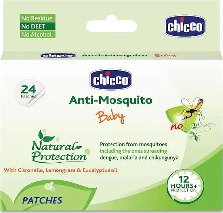 CHICCO BABY ANTI MOSQUITO 24 PATCHES