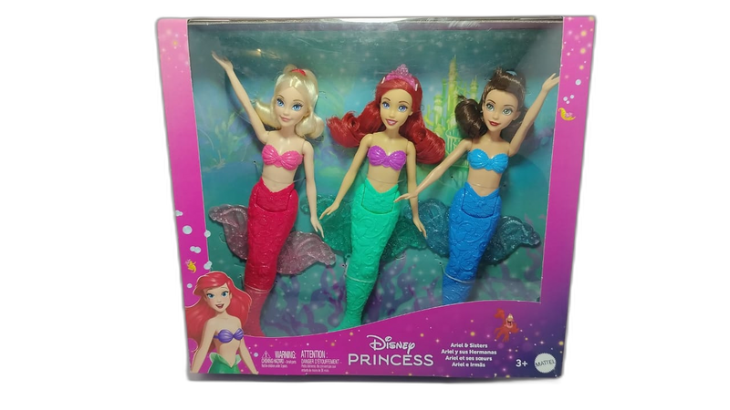 BARBIE HYB66 PRINCESS ARIEL & SISTERS