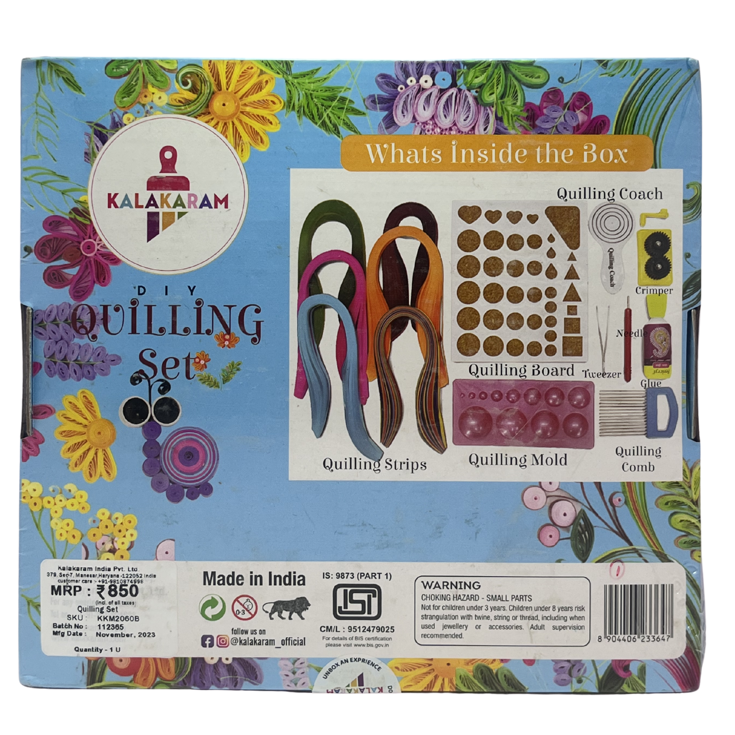 KALAKARAM KKM2060B DIY QUILLING SET