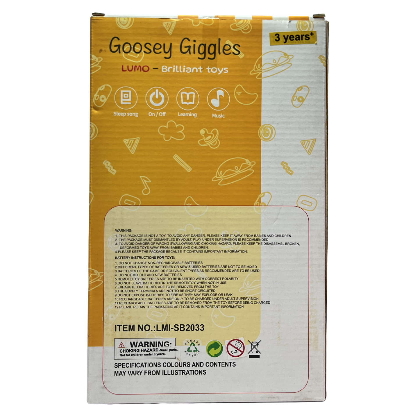 GOOSEY GIGGLES SB2033