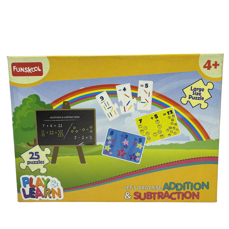 Funskool-9425100 Puzzle Adition Subtration