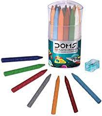 Doms-18 Plastic Crayons
