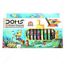 DOMS-Bi COLOUR CRAYON-24 SHADE