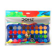 DOMS WATER COLOUR CAKE 36 SHADE -7429
