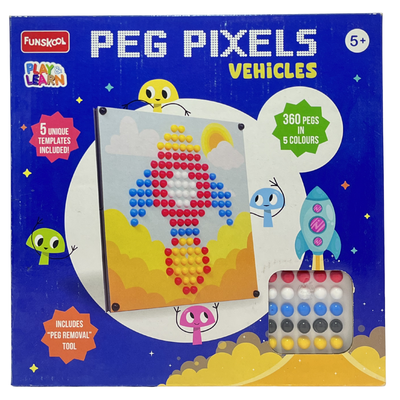 FUNSKOOL 9652100 PEG PIXELS VEHICLE