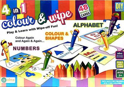 Ekta Colour & Wipe  4in1