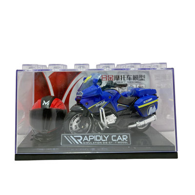 DIECAST POLICE BIKE MY66-1214B