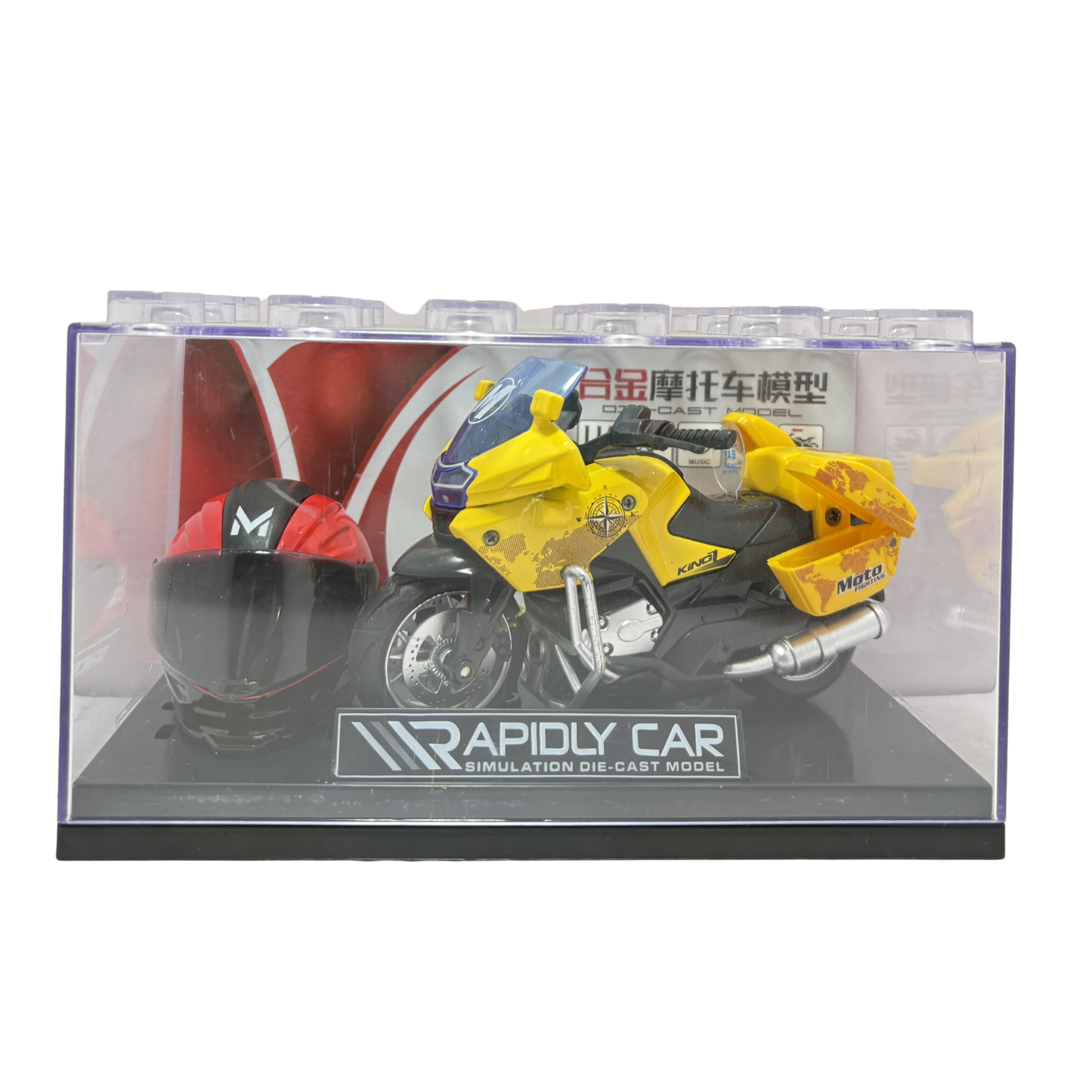 DIECAST POLICE BIKE MY66-1214B
