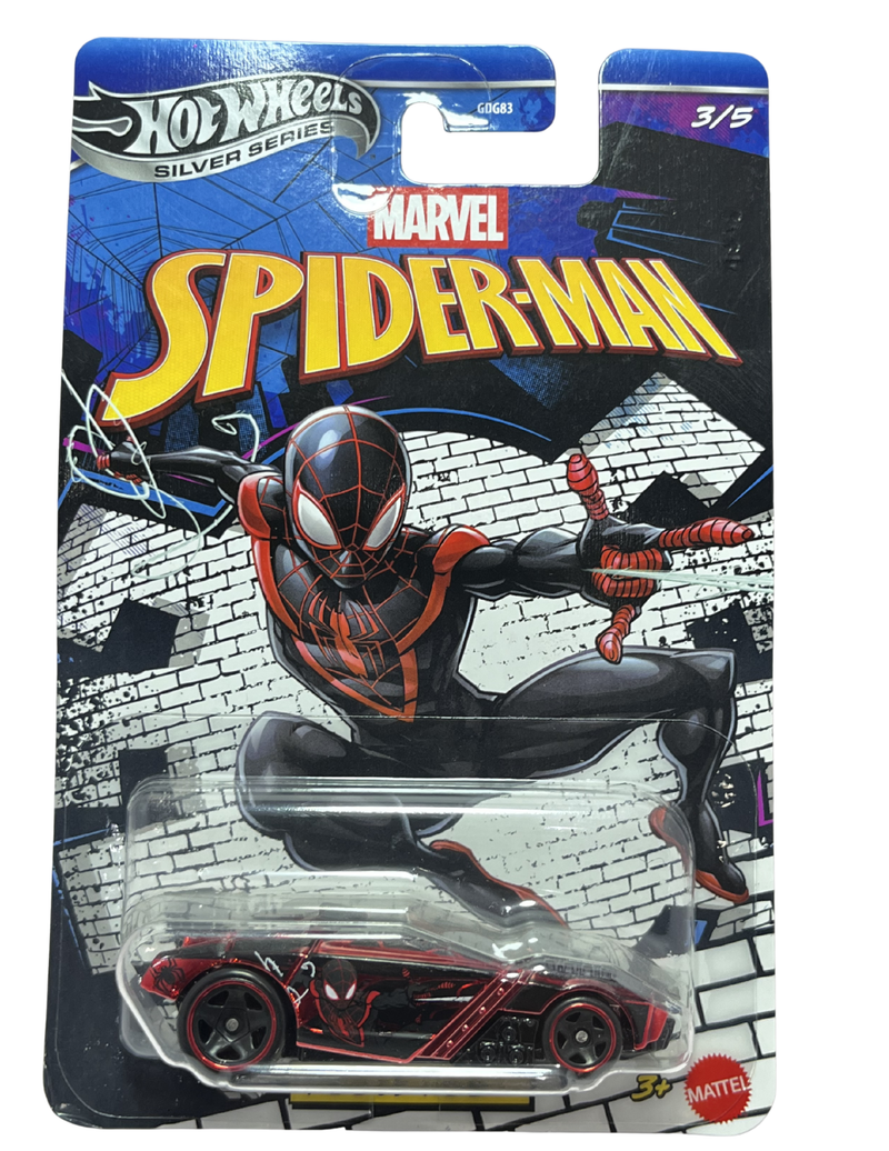HOTWHEEL CAR GDG83 SPIDERMAN ROGUE HOG