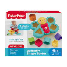 Fisher Price Butterfly Shape Sorter-CDC22