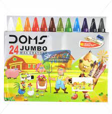 DOMS 24-JUMBO WAX CRAYON